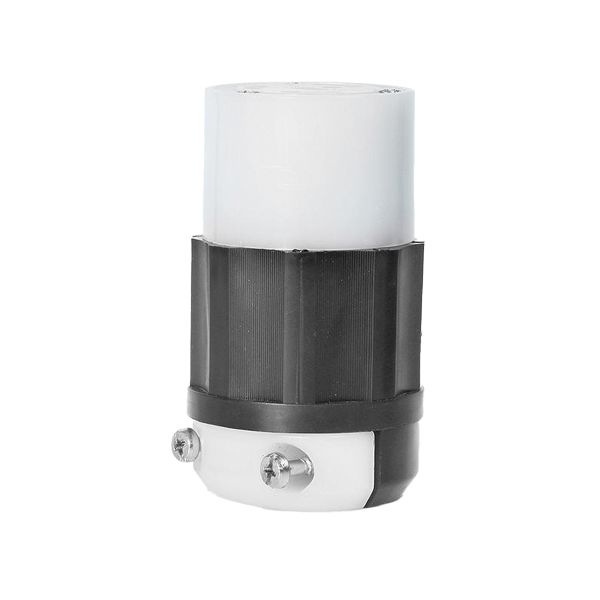 Conector media vuelta con seguro, 20 A, sin conexión a tierra. 07413-00C Leviton