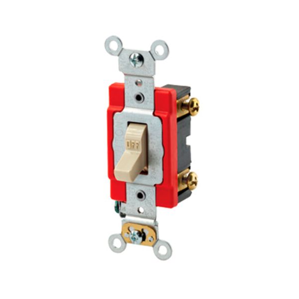 Interruptor de palanca silenciosa, 1 polo, extraresistencia. 1221-2I Leviton
