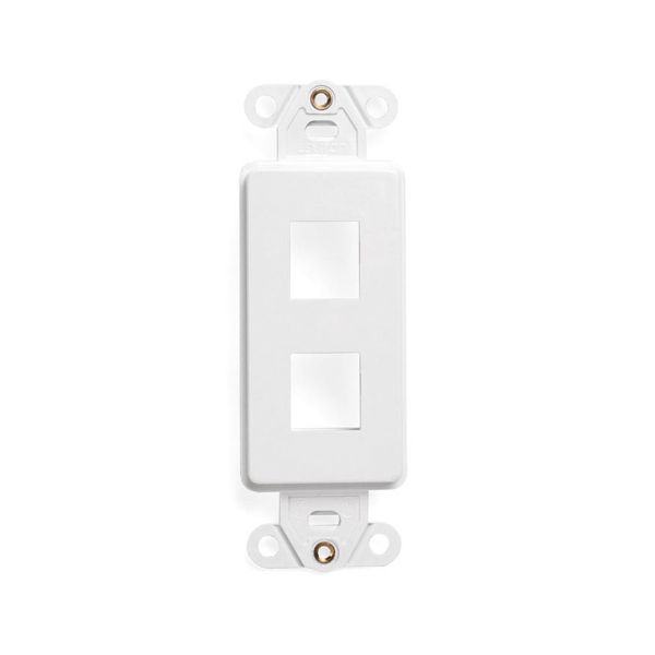 Inserto de 2 puertos, blanco. 41642-00W Leviton