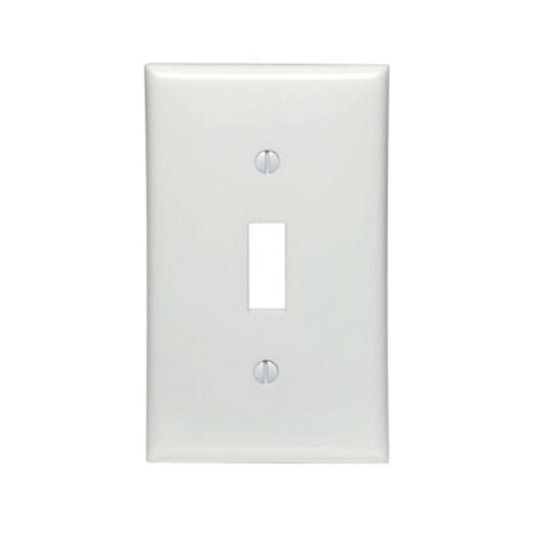Placa para interruptor de palanca, blanco. 80701-00W Leviton
