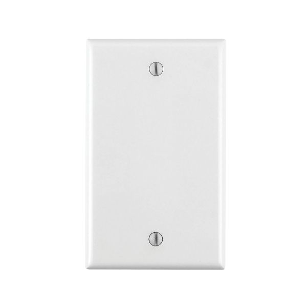 Placa ciega, blanco. 80714-00W Leviton