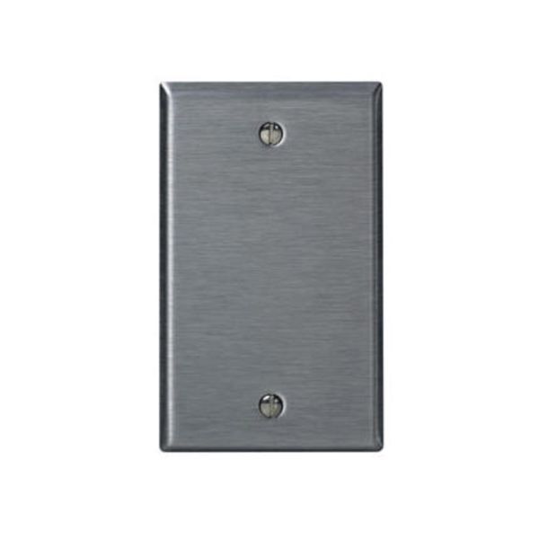 Placa ciega, acero inoxidable. 84014-040 Leviton