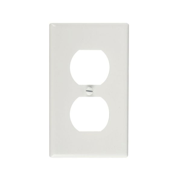 Placa para receptáculo dúplex, blanco. 88003-000 Leviton