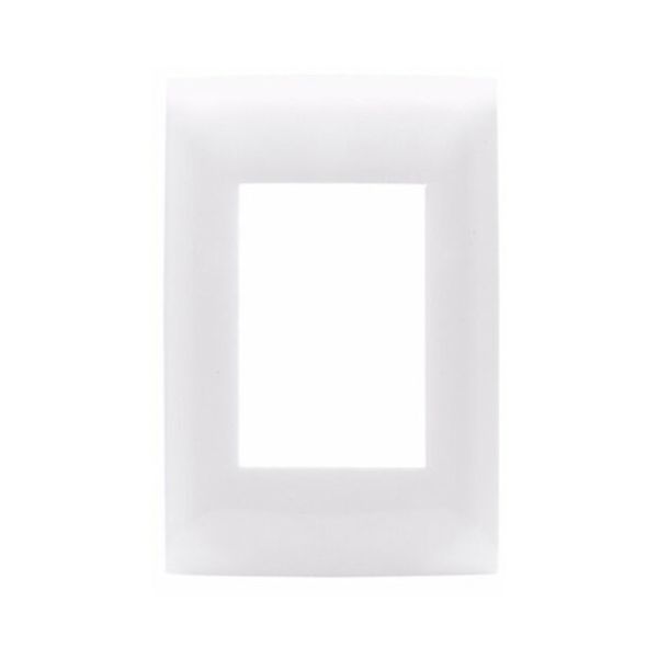 Placa de 3 módulos, blanco. CC0-PLA03-00W Leviton