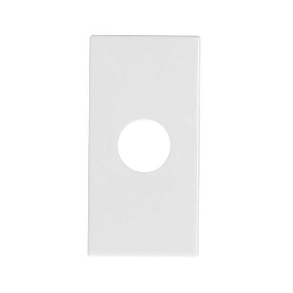 Placa pasacable, blanco. CI0-0PASA-BLA Leviton