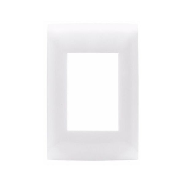 Placa de 3 módulos, blanco. CI0-PLA03-BLA Leviton