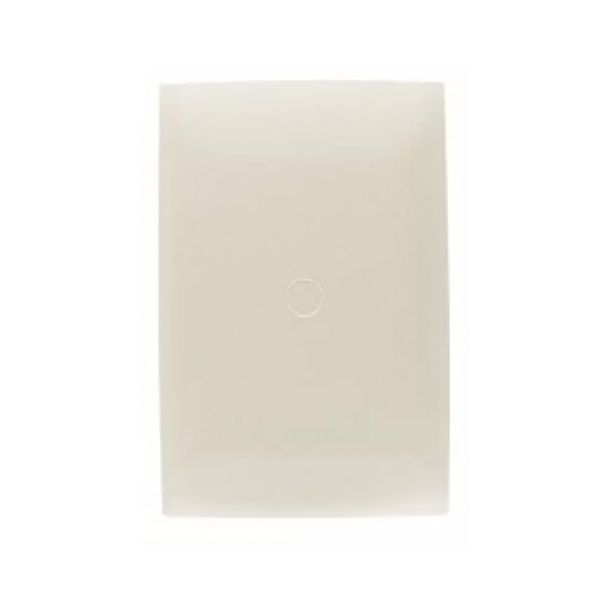 Placa ciega, marfil. CI1-0PLAC-MAR Leviton