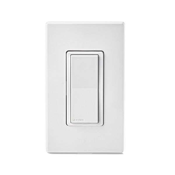Interruptor inteligente, cable neutro requerido. D215S-1BW Leviton