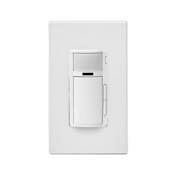 Interruptor atenuador con sensor de movimiento inteligente. D2MSD-1BW Leviton