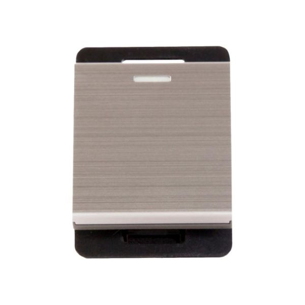 Interruptor sencillo, 1/2", acero. L23-INTER-12S Leviton