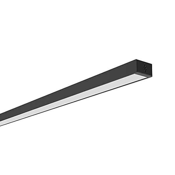 Lámpara lineal LED, de interior, 23 W, 4000 K, negro. L6417-3I0 Magg