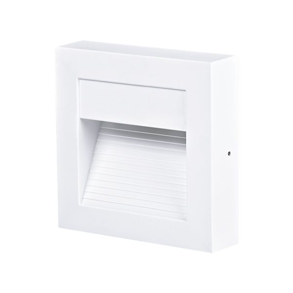 Lámpara LED de interior/exterior, cuadrada, 1.6 W, 4000 K, blanca. L7002-1I0 Magg