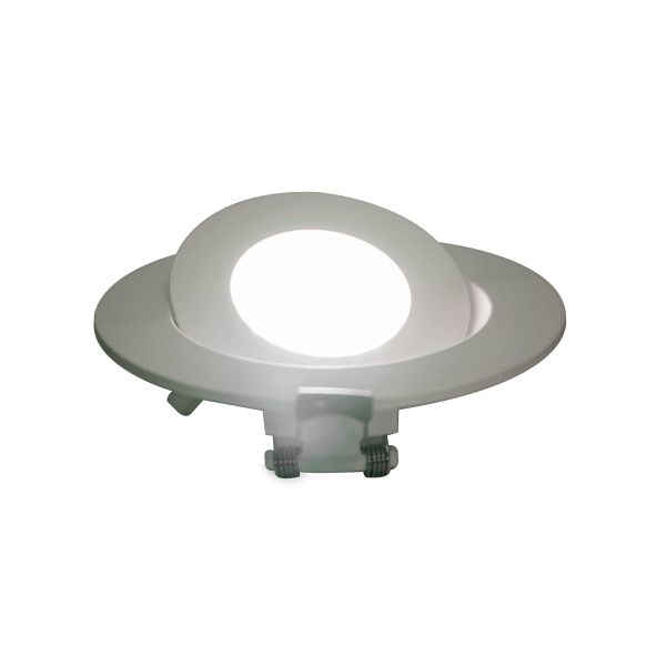 Lámpara empotrable LED ajustable 270°, 6500 K, 7 W, blanco. EVERMOVEF Megamex