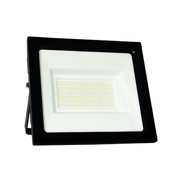 Reflector LED de exterior, 6500 K, 100 W, negro. R100N Megamex