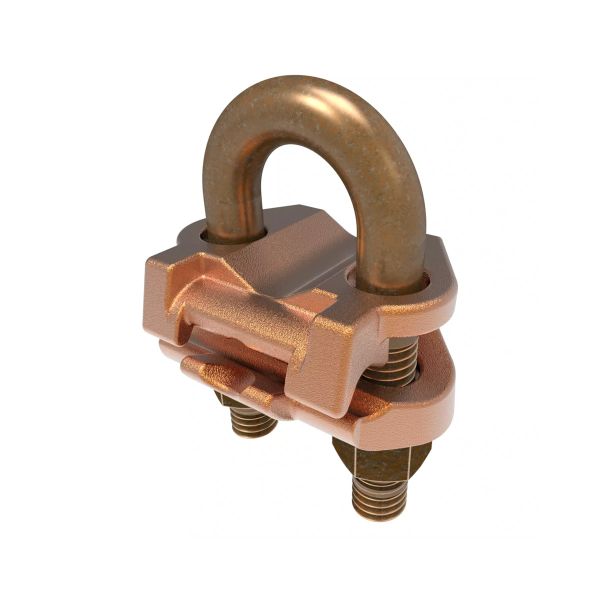 Conector mecánico de puesta a tierra, cable a varilla, calibre 4-2/0. GAR6426 Burndy by Hubbell