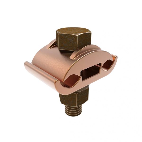 Conector de puesta a tiera mecánica, dos cable a barra, calibre 4-2/0. GC2626 Burndy by Hubbell