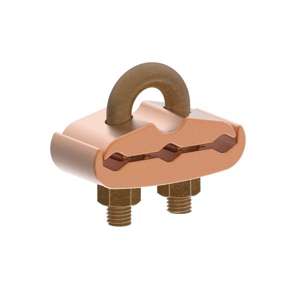 Conector de puesta a tiera mecánica, tres cables a varilla, calibre 4-2/0. GK6426 Burndy by Hubbell