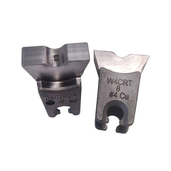 Juego de matrices W 8 para cable calibre 4. W4CRT Burndy by Hubbell