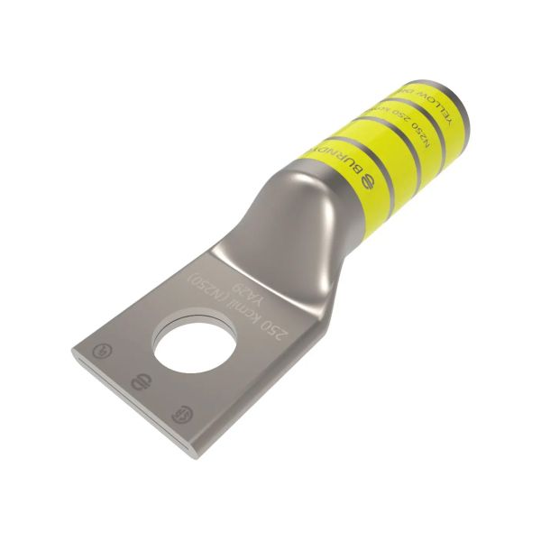 Zapata de compresión, calibre 250 kcmil, 1 barreno. YA29 Burndy by Hubbell