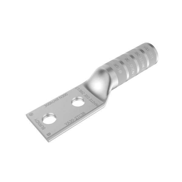 Zapata de compresión, calibre 300 kcmil, 2 barrenos. YA30-2N Burndy by Hubbell