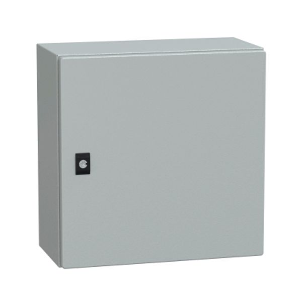 Gabinete 400x400x200, con puerta ciega spacial CRN, sin placa de montaje . NSYCRN44200 Schneider Electric