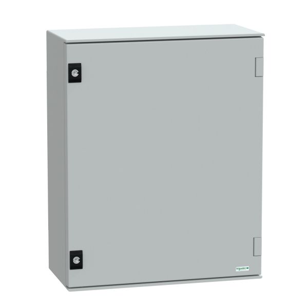 Gabinete de poliéster, 530x430x200, puerta ciega. NSYPLM54G Schneider Electric