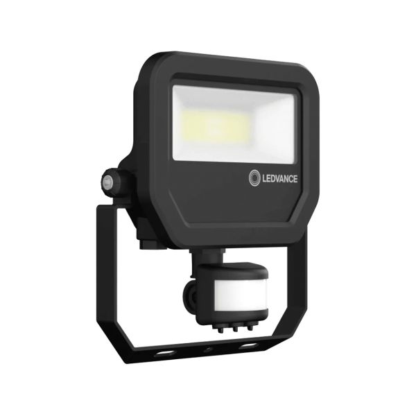 Reflector LED floodlight de exterior, con sensor, 20 W/830, negro. 80643 Ledvance