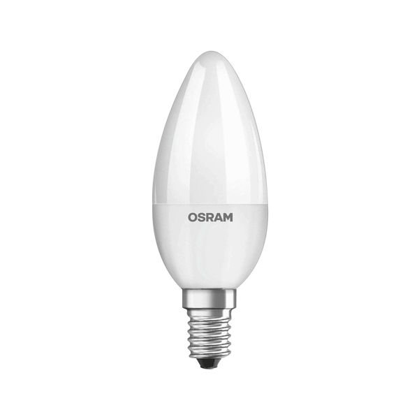 Foco LED Superstar Classic B10, base E12, 6 W, 2700 K. 82004 Ledvance