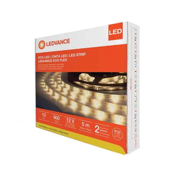 Tira LED para sobreponer, de interior/exterior, 12 W/865. 86236 Ledvance