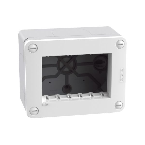 Idrobox de 3 módulos, blanco. 28403WQ Bticino