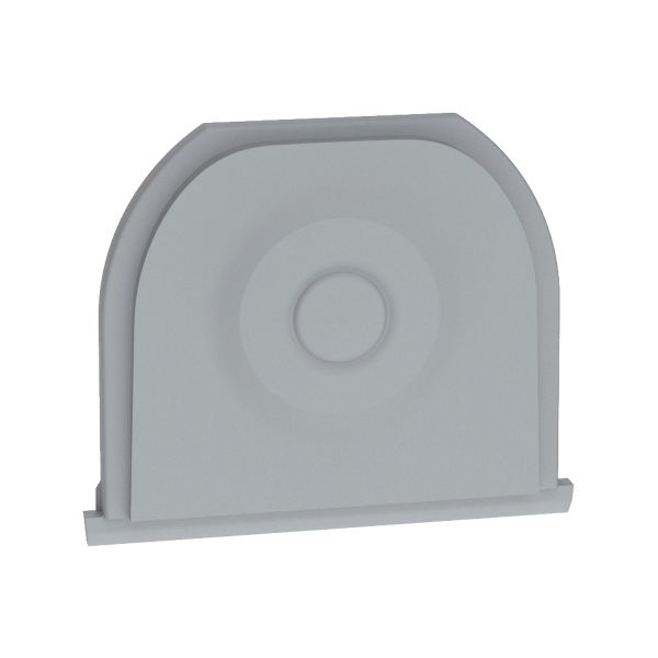 Accesorio pasacables, tapa lateral, gris. 28411Q Bticino