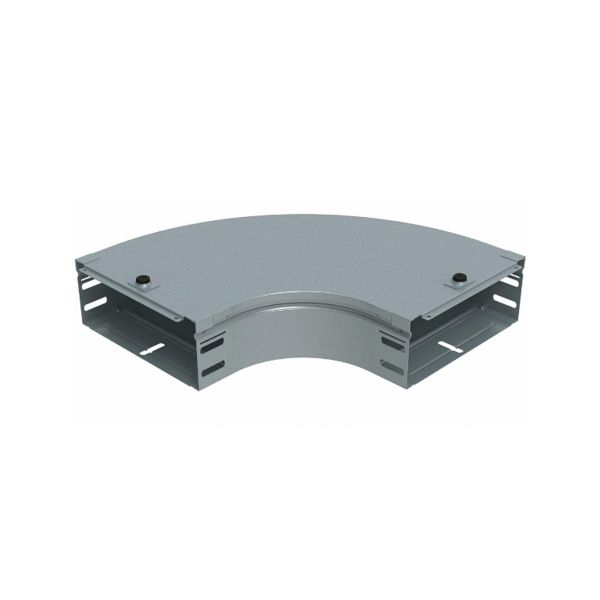 Curva plana a 90°, 300 x 75 mm, gris. AI300Z Bticino