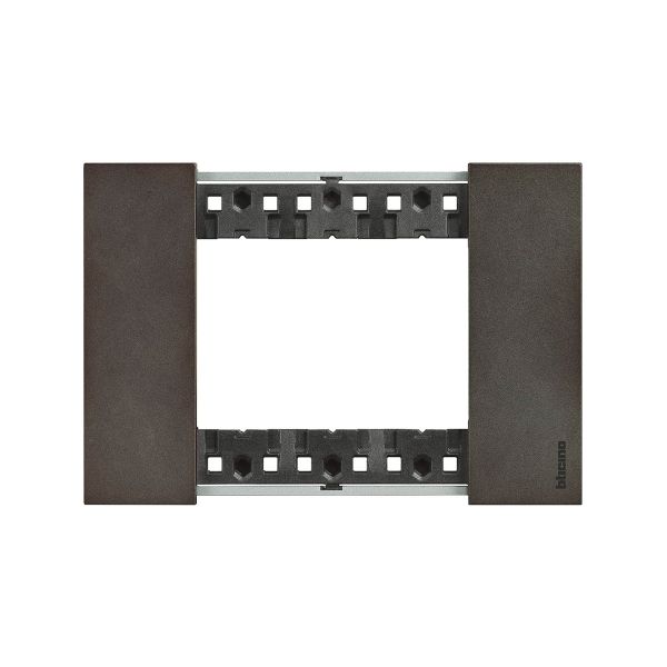 Placa de 3 módulos, space. KA4803NG Bticino