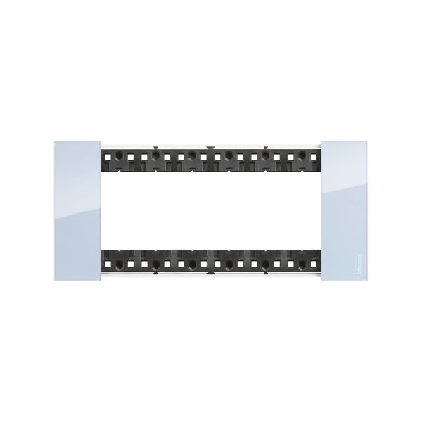 Placa de 6 módulos, sky. KA4806DA Bticino