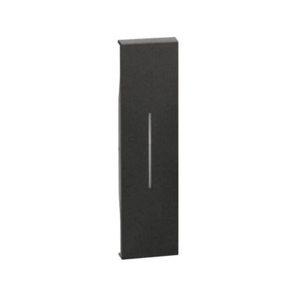 Cubretecla para interruptor de 1 módulo, negro. KG01 Bticino