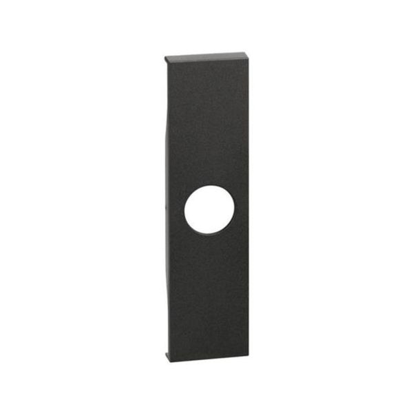 Cubretecla conector TV de 1 módulo, negro. KG08 Bticino