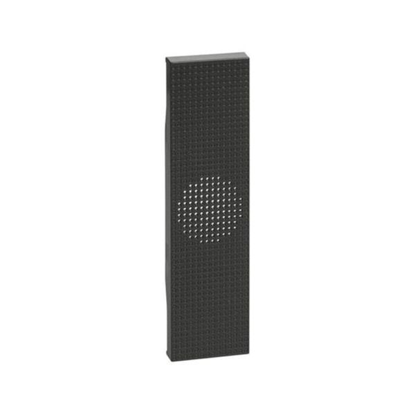Cubretecla zumbador de 1 módulo, negro. KG15 Bticino