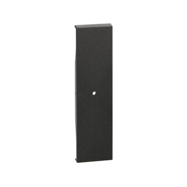 Cubretecla para contacto conectado de 1 módulo, negro. KG31 Bticino