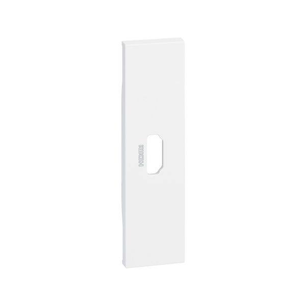 Cubretecla conector HDMI, blanco. KW14 Bticino