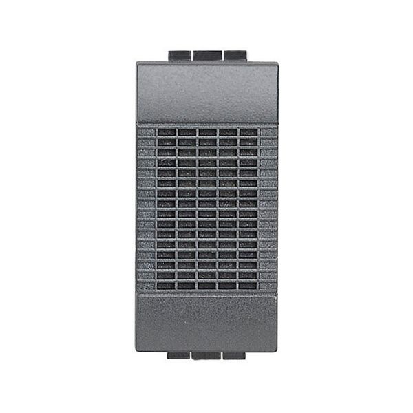 Zumbador, 127 V, negro antracita. L4356/127 Bticino