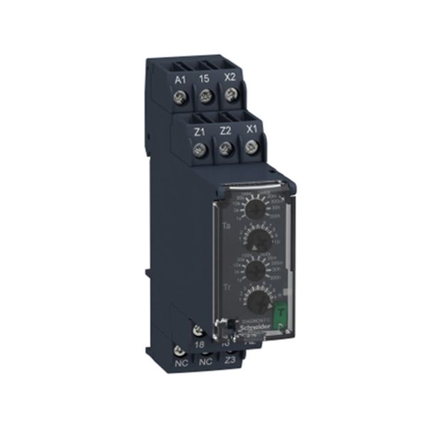 Relevador de temporización intermitente Asim, 0.05s/300h. RE22R1MLMR Schneider Electric