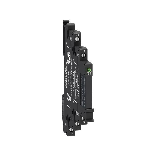 Relevador Enchufable Delgado con LED 24V RSL1PVBU Schneider Electric