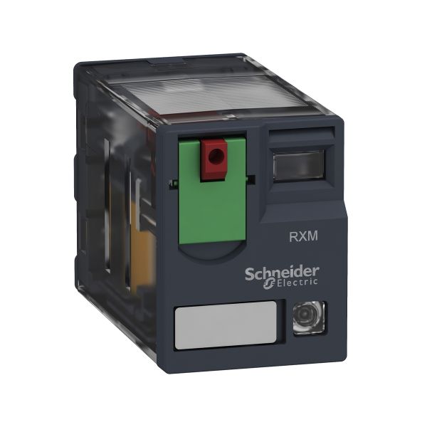 Relevador Zelio, 2 CA, 120V CA con LED RXM2AB2F7 Schneider Electric