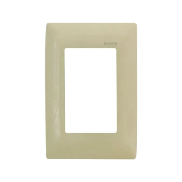 Placa tipo NEMA, marfil. 100-6204NV Royer