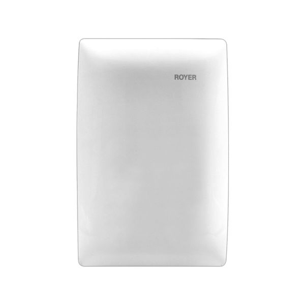 Placa ciega, color blanco. 100-6206W Royer