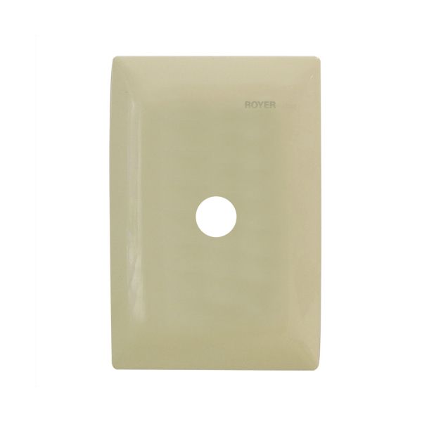 Placa para salida de cables, marfil. 100-6207V Royer