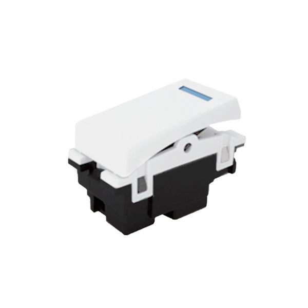 Interruptor LED sencillo, 15 A, 127 V, blanco. 100-6211W-LED Royer
