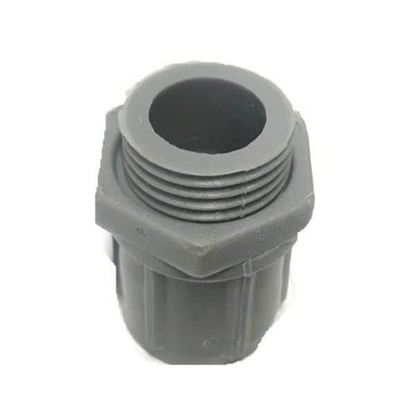 Conector para tubo flexible pvc 1/2", gris. CWP120 Royer