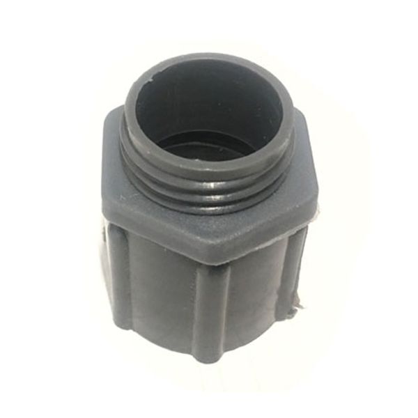 Conector para tubo flexible pvc 3/4, gris. CWP340 Royer