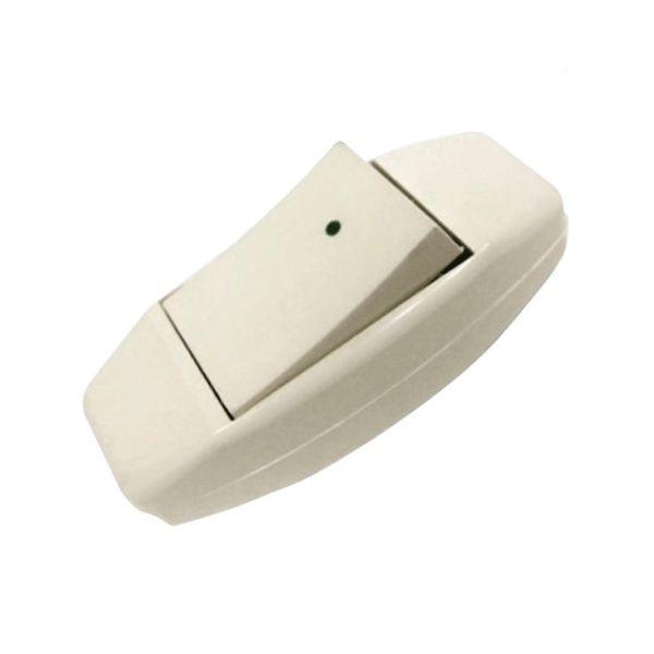 Apagador de paso, marfil, 10 A. WD0227 Royer